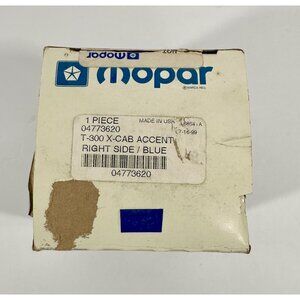 Mopar 4773620 Bodyside Stripe Tape for 1995 Dodge Ram 2500 Truck Blue NOS